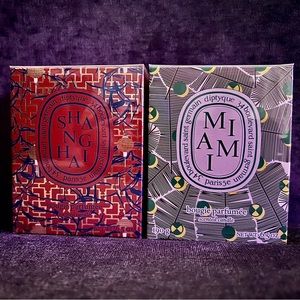 Diptyque Edition Brand New Limited Edition City Candles - Shanghai, Miami New